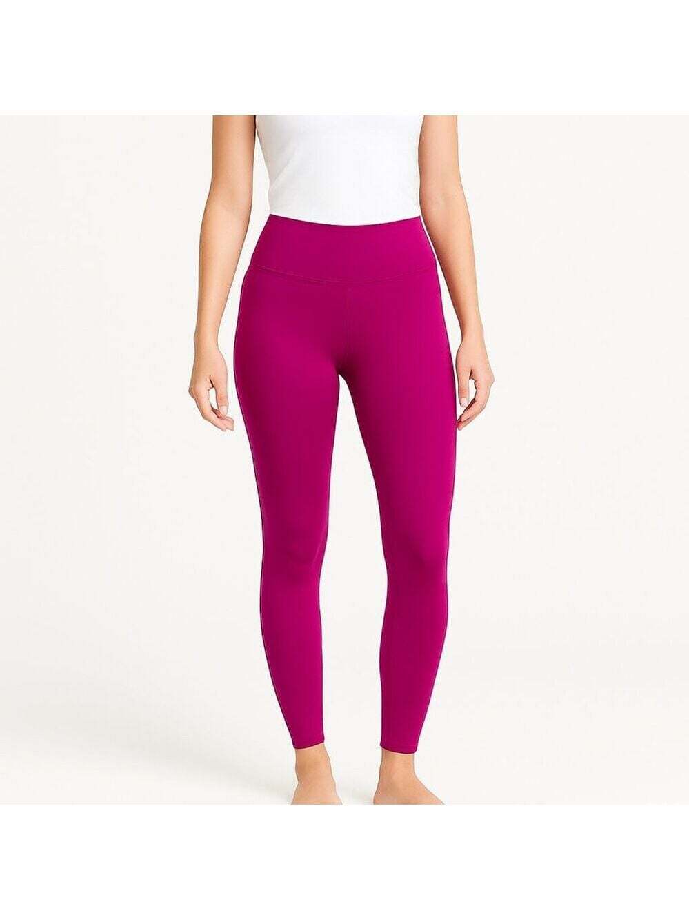 Lululemon Magenta Wonder Under Cropped 25 Inch Leggings Size 6 Sculptwear